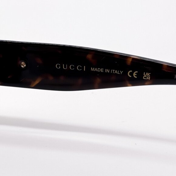 NEW GUCCI GG1829SK 002 DARK HAVANA WOMEN SUNGLASSES GUCCI - Picture 11 of 13
